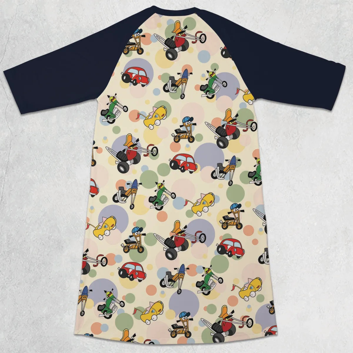 3/4 Sleeve Raglan Dress - 4HWFFF6H