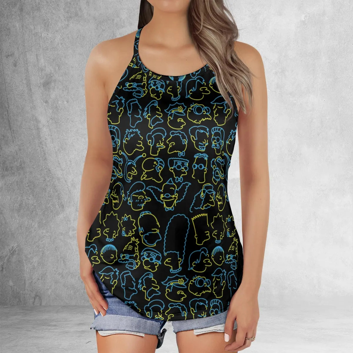 Criss Cross Tank Top - XQC4UKM2