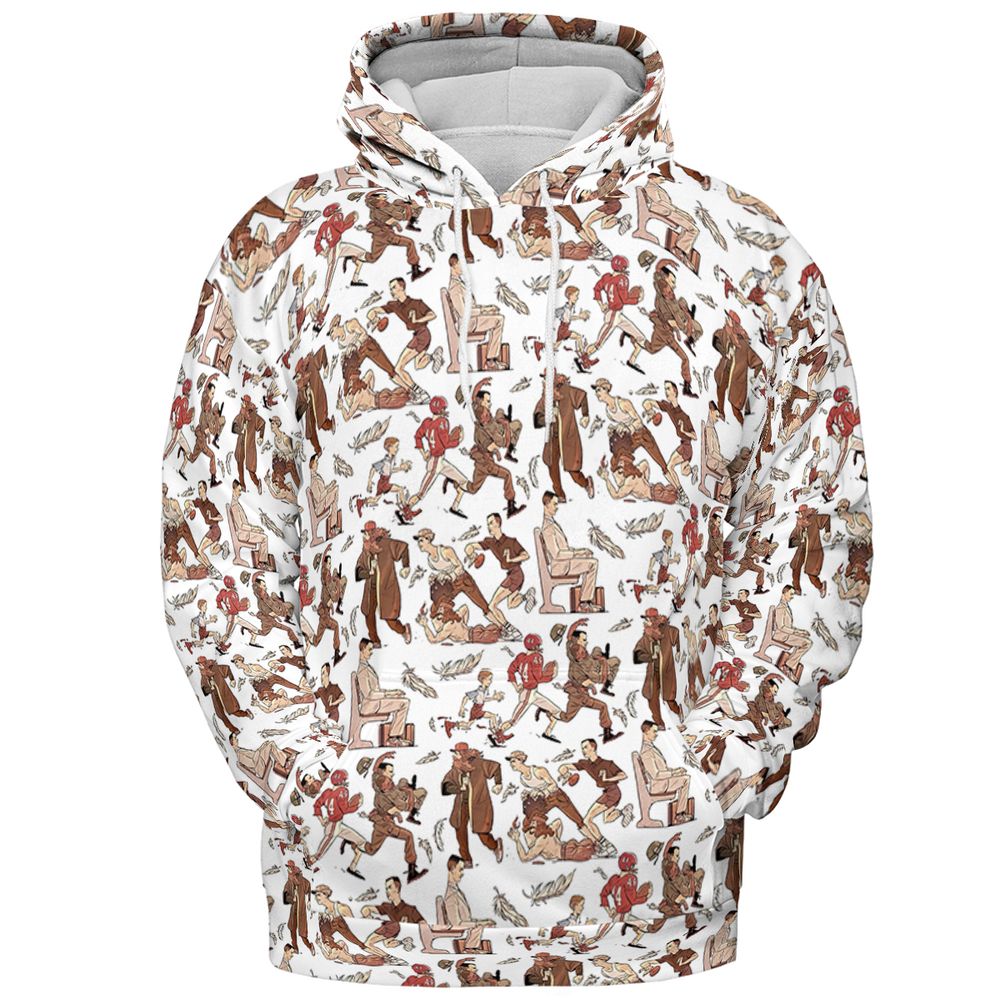 All-over Print Hoodie - ZNV9CFWE -  - 2