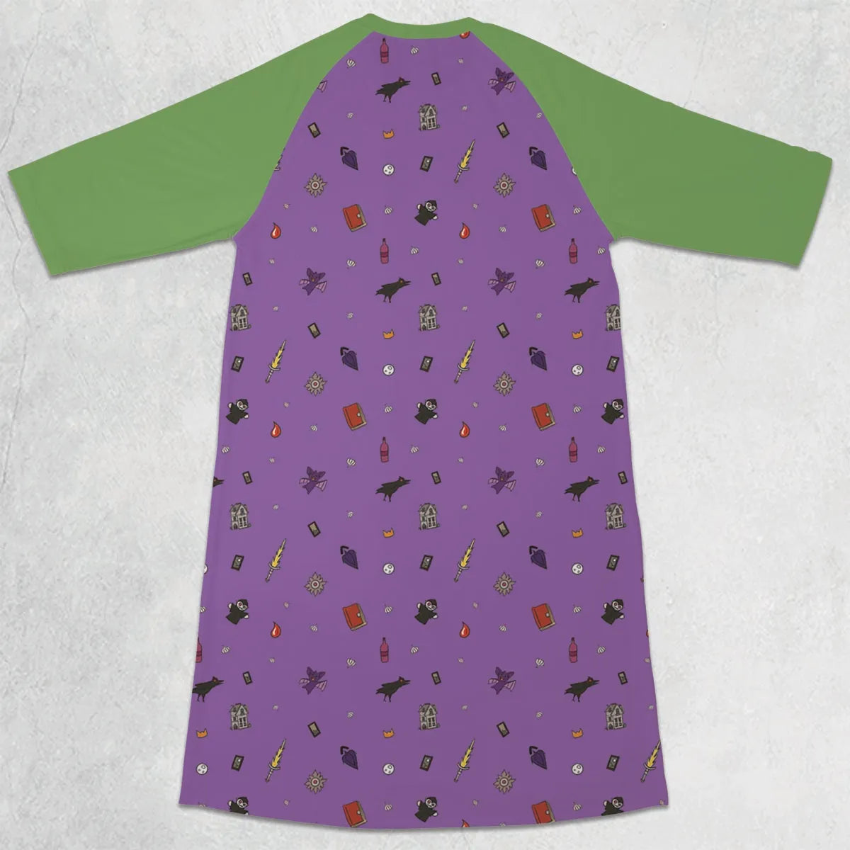 3/4 Sleeve Raglan Dress - WCMLTED8