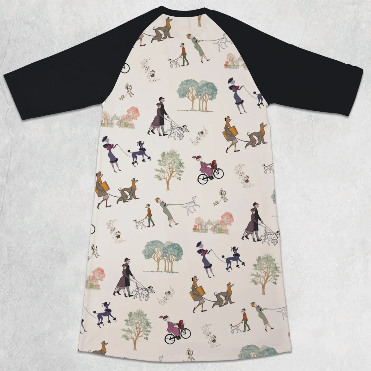 3/4 Sleeve Raglan Dress - KX6SYW5C