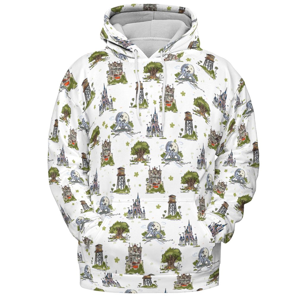 All-over Print Hoodie - SKEYXPQQ -  - 2