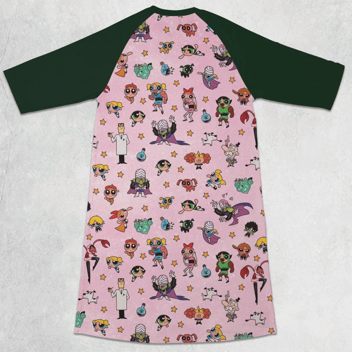 3/4 Sleeve Raglan Dress - ZEWGTAYW