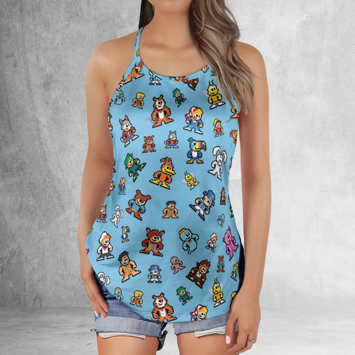 Criss Cross Tank Top - XLJ2ZYHB