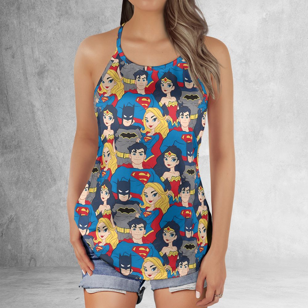 Criss Cross Tank Top - NUVJ6THC -  - 2