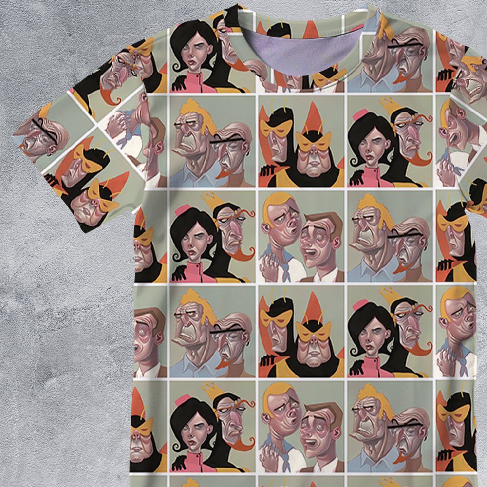 All-Over Print Unisex T-Shirt - QB4JSNQR -  - 2