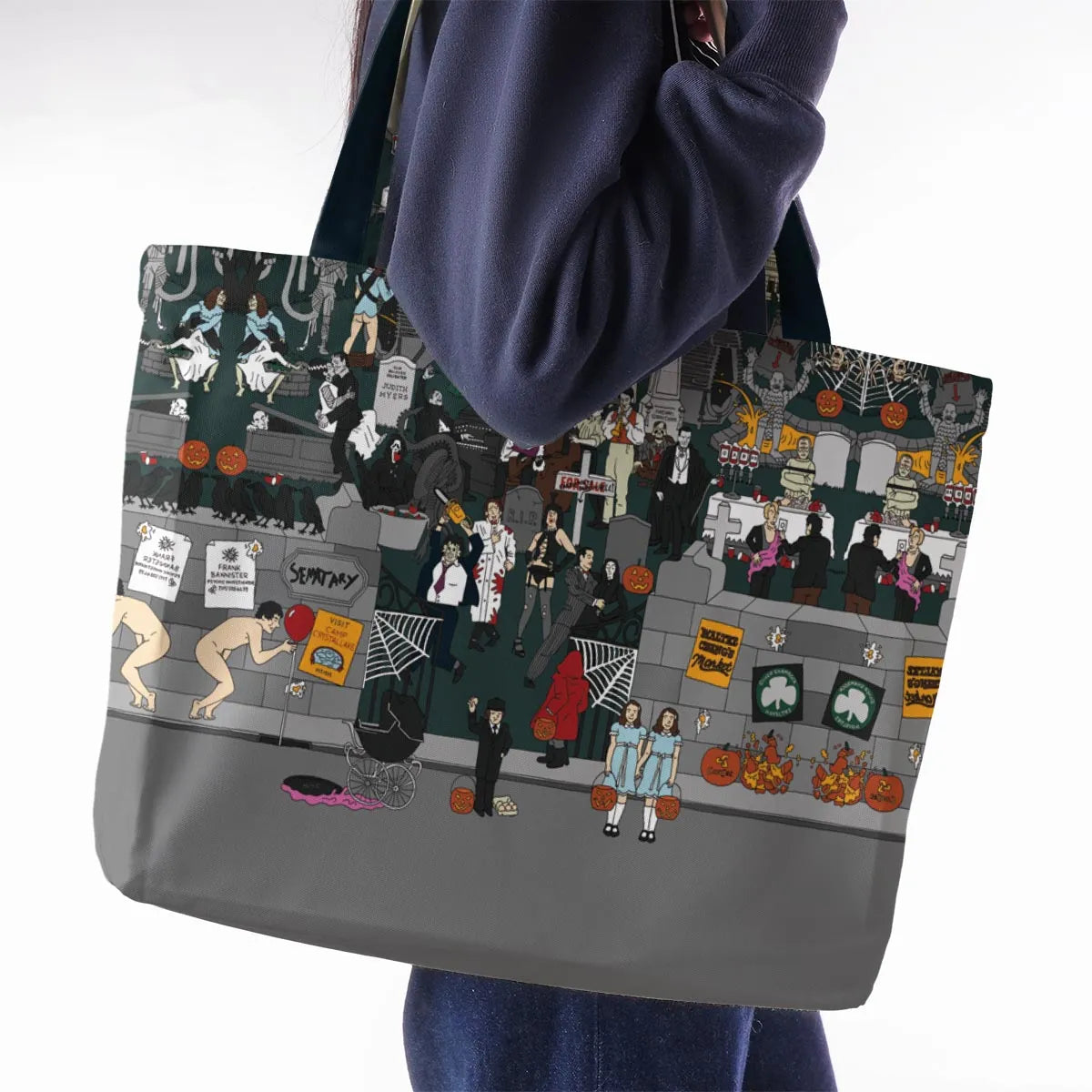 Large Tote Bag - X5V6V4X4