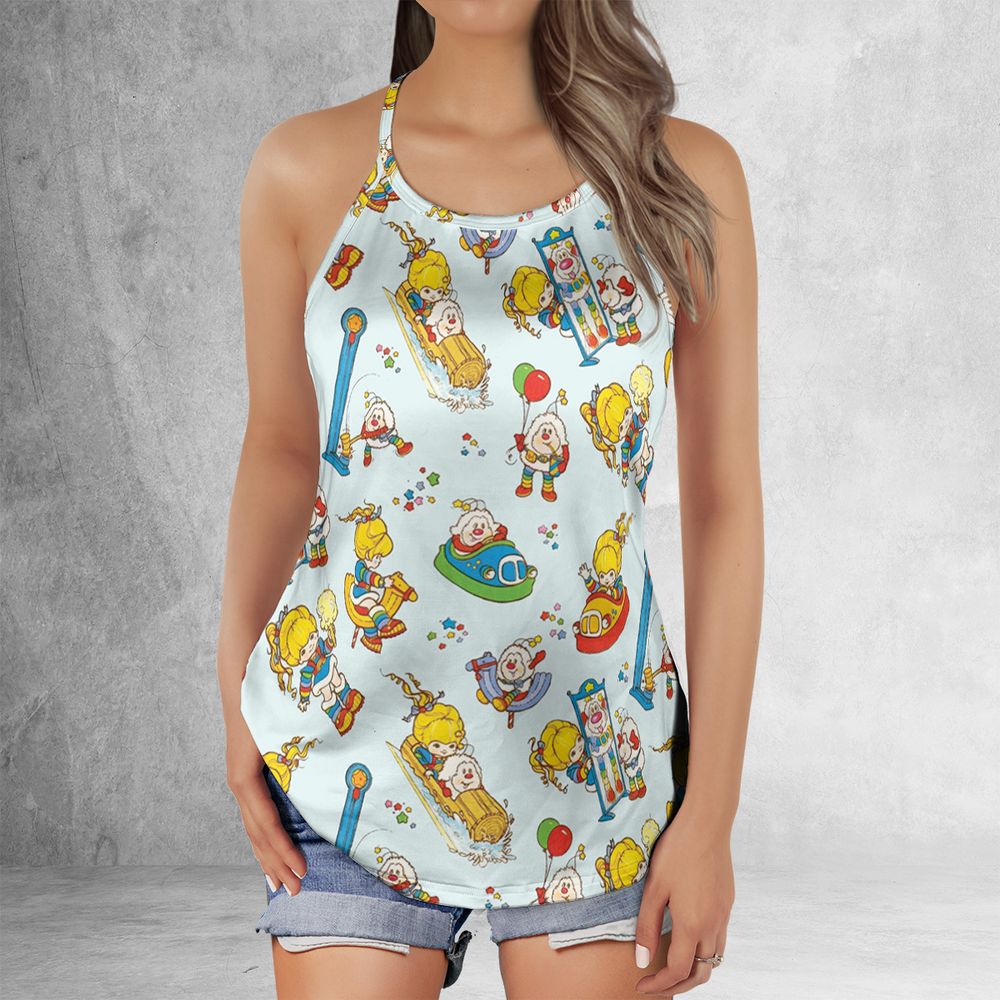 Criss Cross Tank Top - PZSSLVGT -  - 2