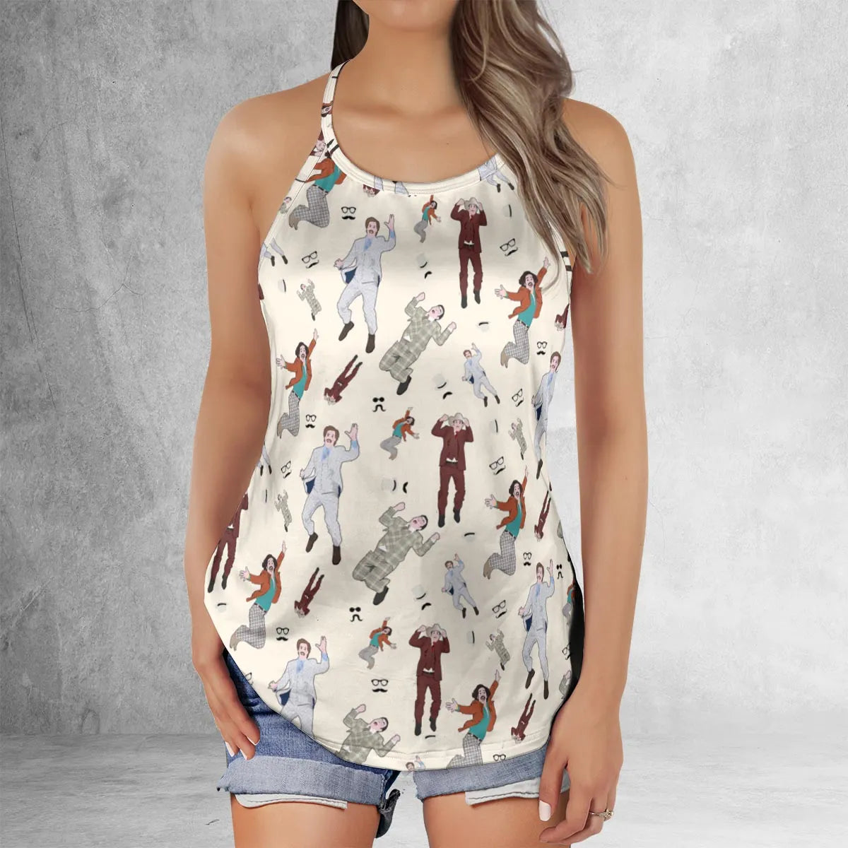 Criss Cross Tank Top - 2UTXGT46