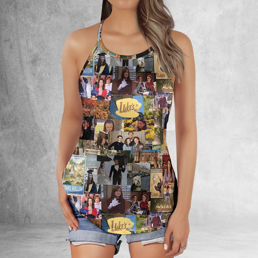 Criss Cross Tank Top - 7QEP9G2J -  - 2