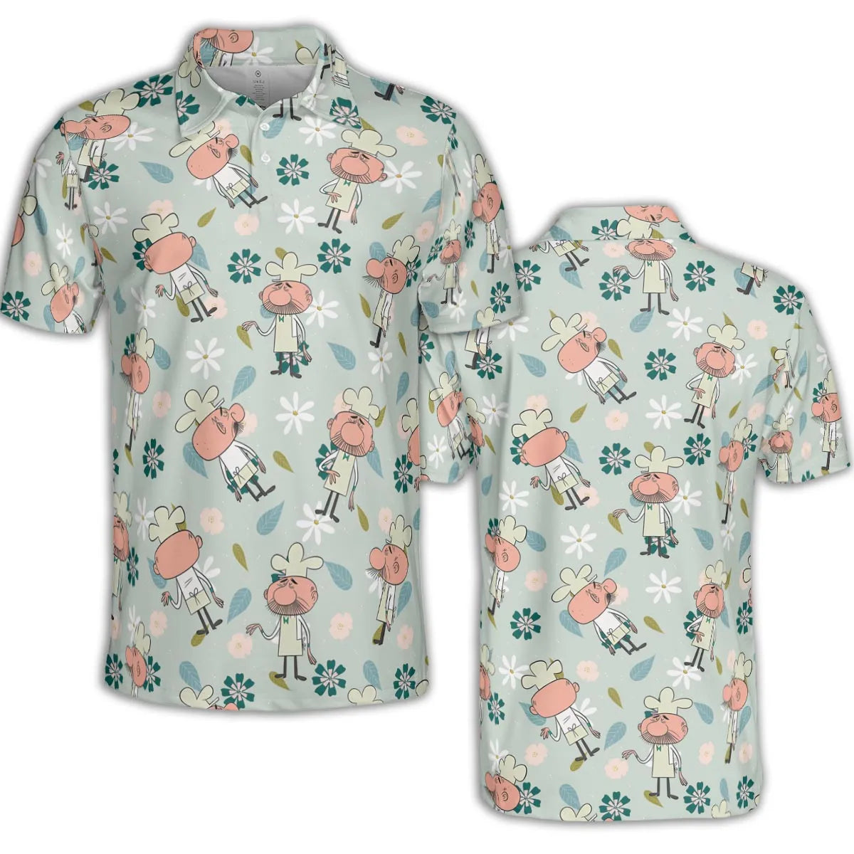 AOP Men/Women Polo Shirt - FYRVB4DE