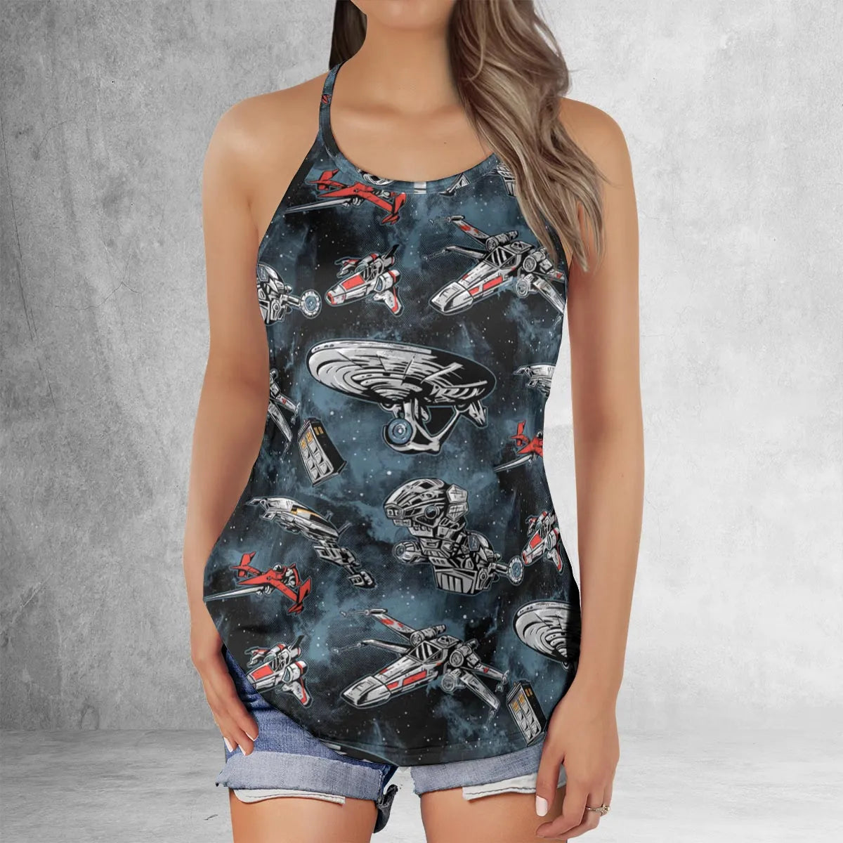 Criss Cross Tank Top - 2T6J5DAS