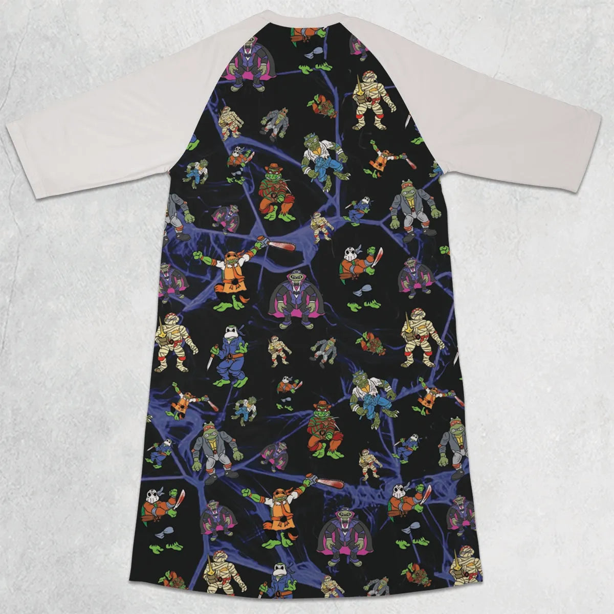3/4 Sleeve Raglan Dress - GDRFUDDN