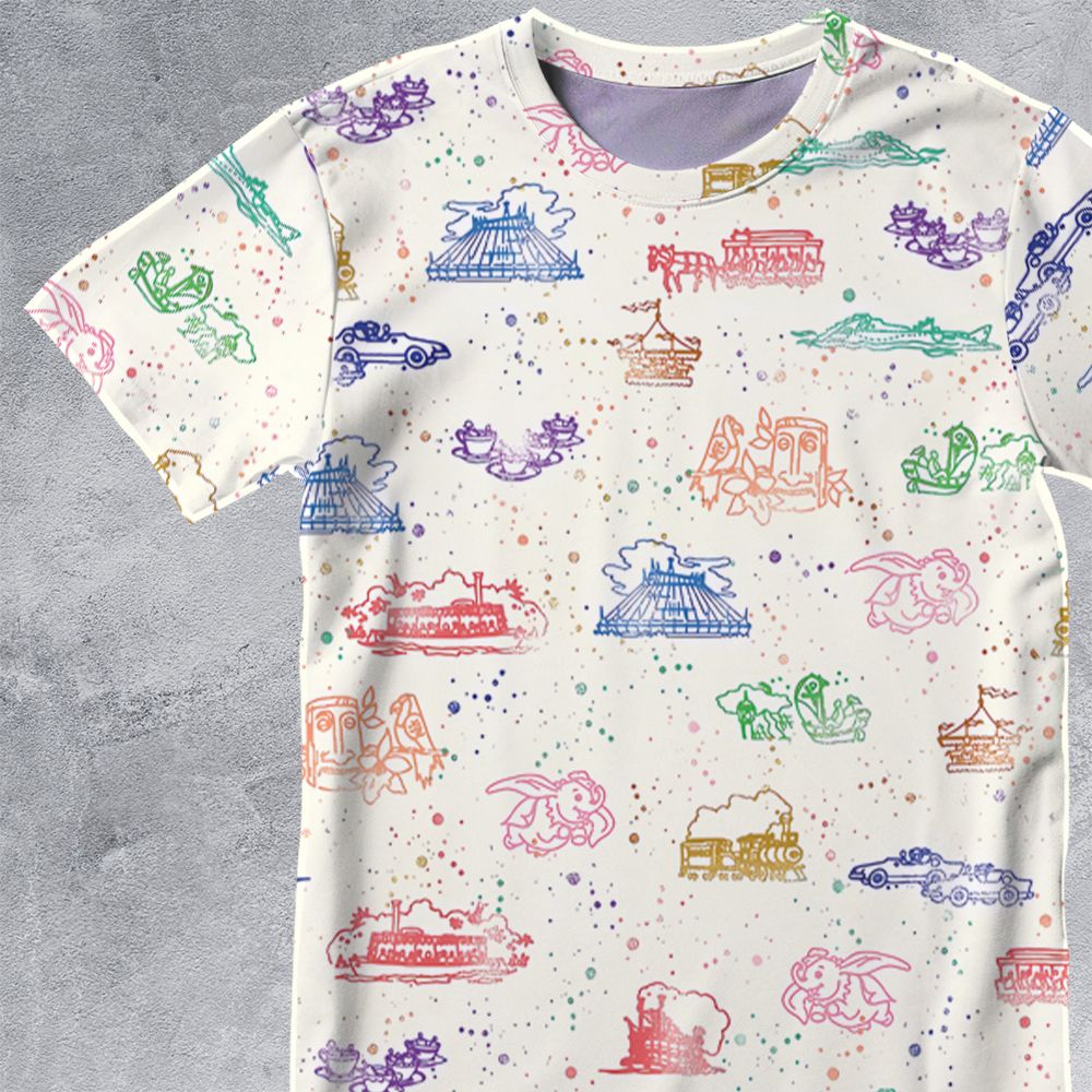 All-Over Print Unisex T-Shirt - FFE6VWE1 -  - 2