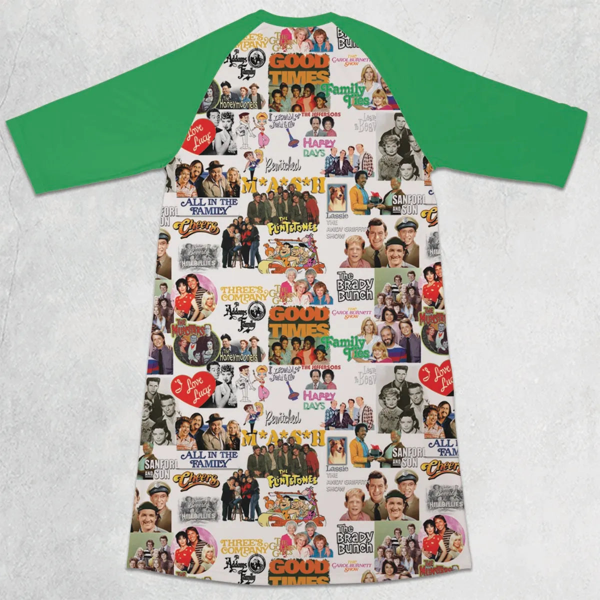 3/4 Sleeve Raglan Dress - XJ1Z6B3B
