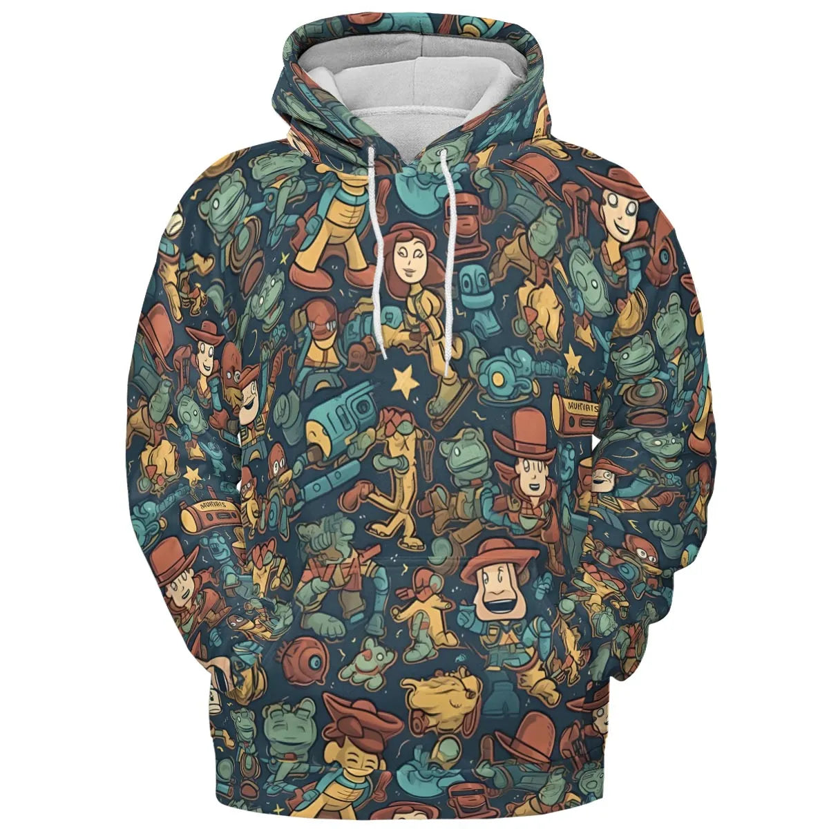 All-over Print Hoodie - DEEUJR41