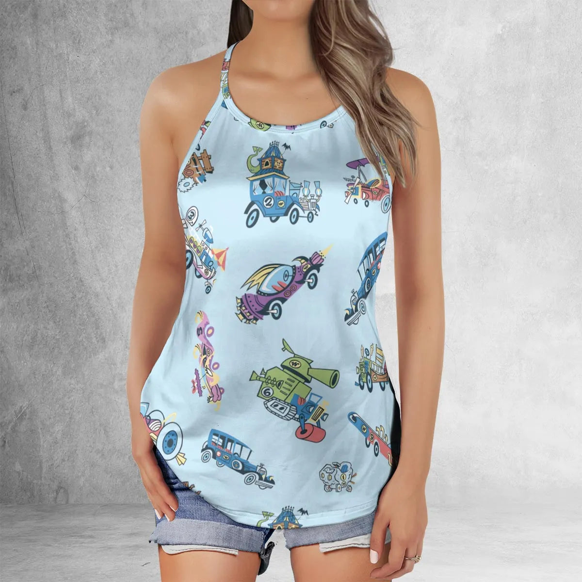 Criss Cross Tank Top - 3ZSABHPR