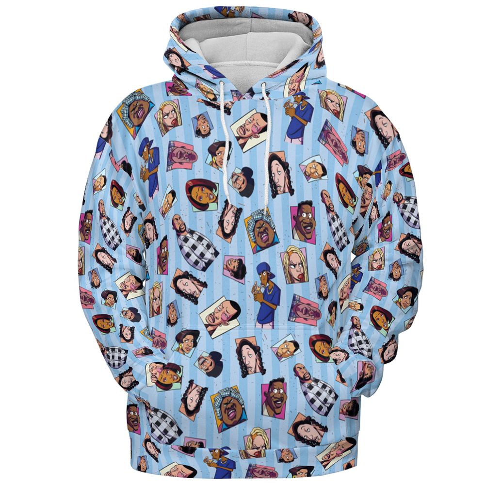 All-over Print Hoodie - 1FASRJ34 -  - 2