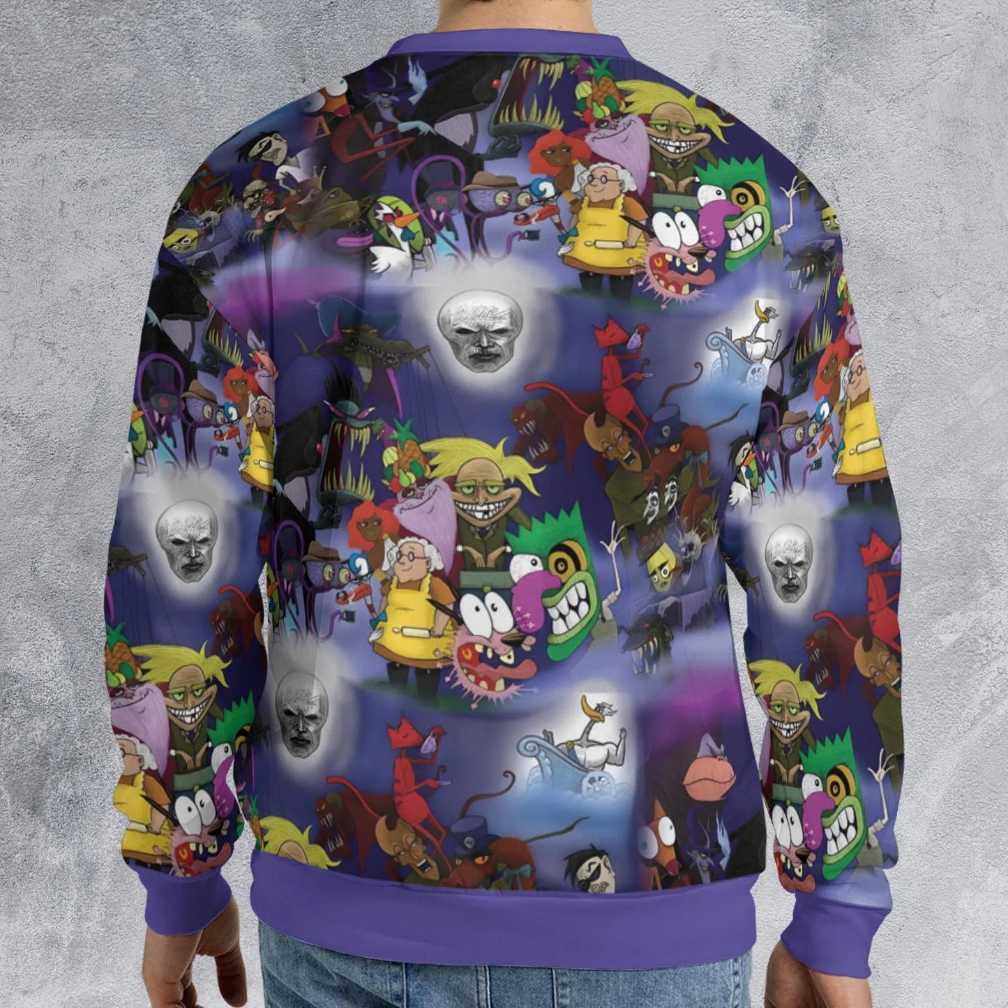 All-over Print Sweatshirt - TZDLASTB