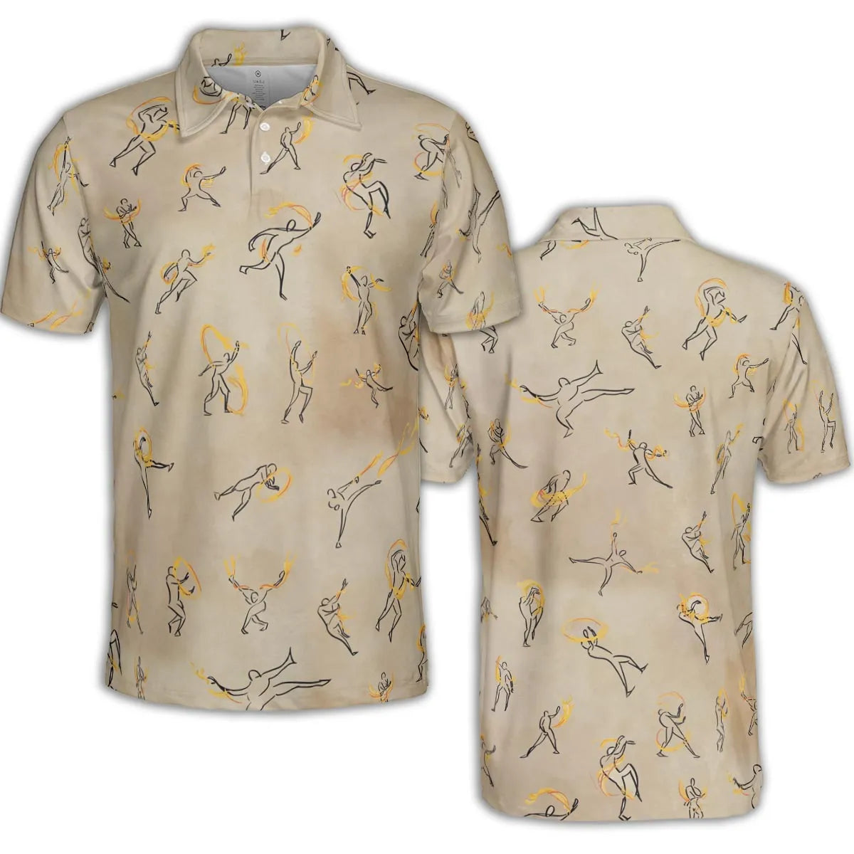 AOP Men/Women Polo Shirt - ABE1XHWR
