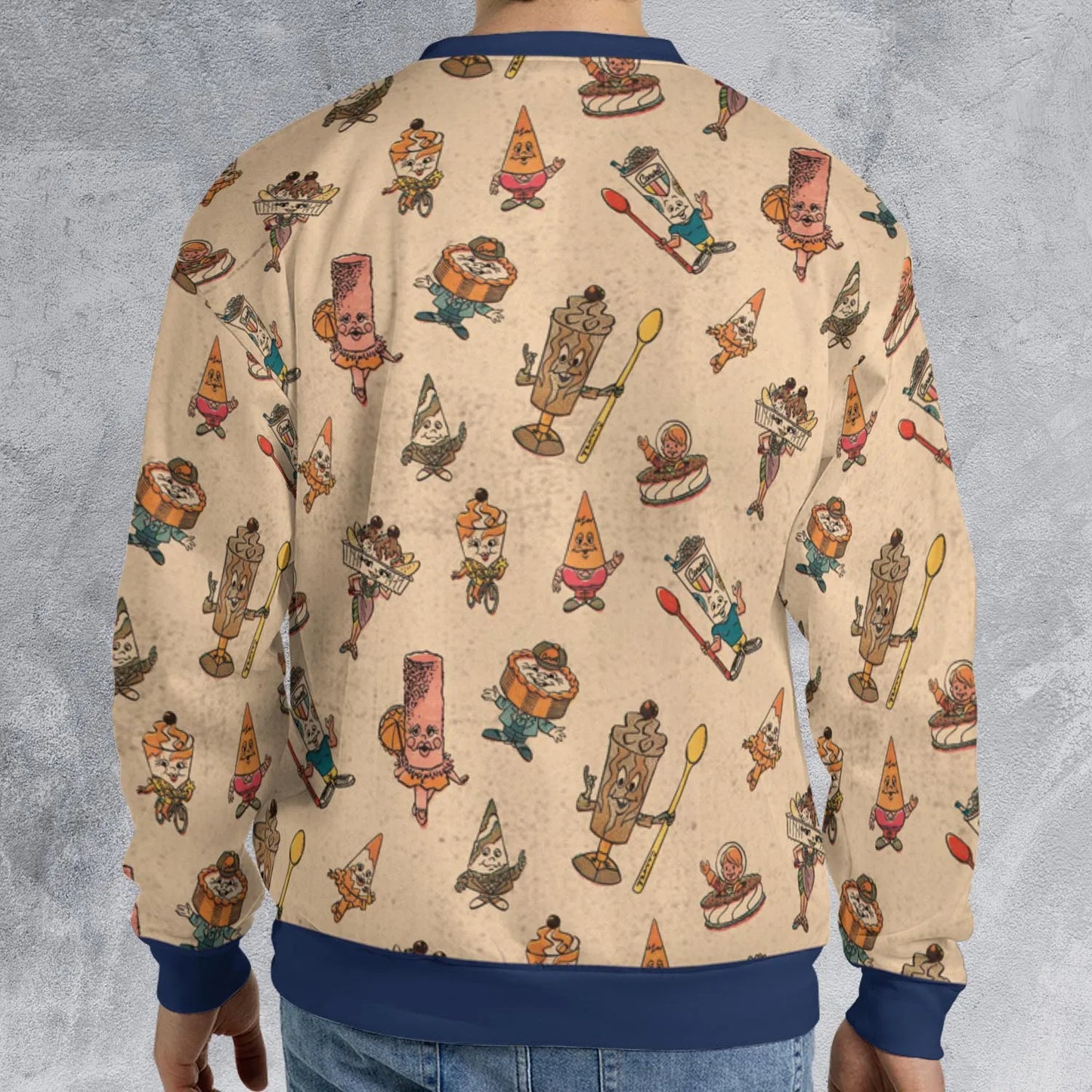 All-over Print Sweatshirt - DXH6PXCF