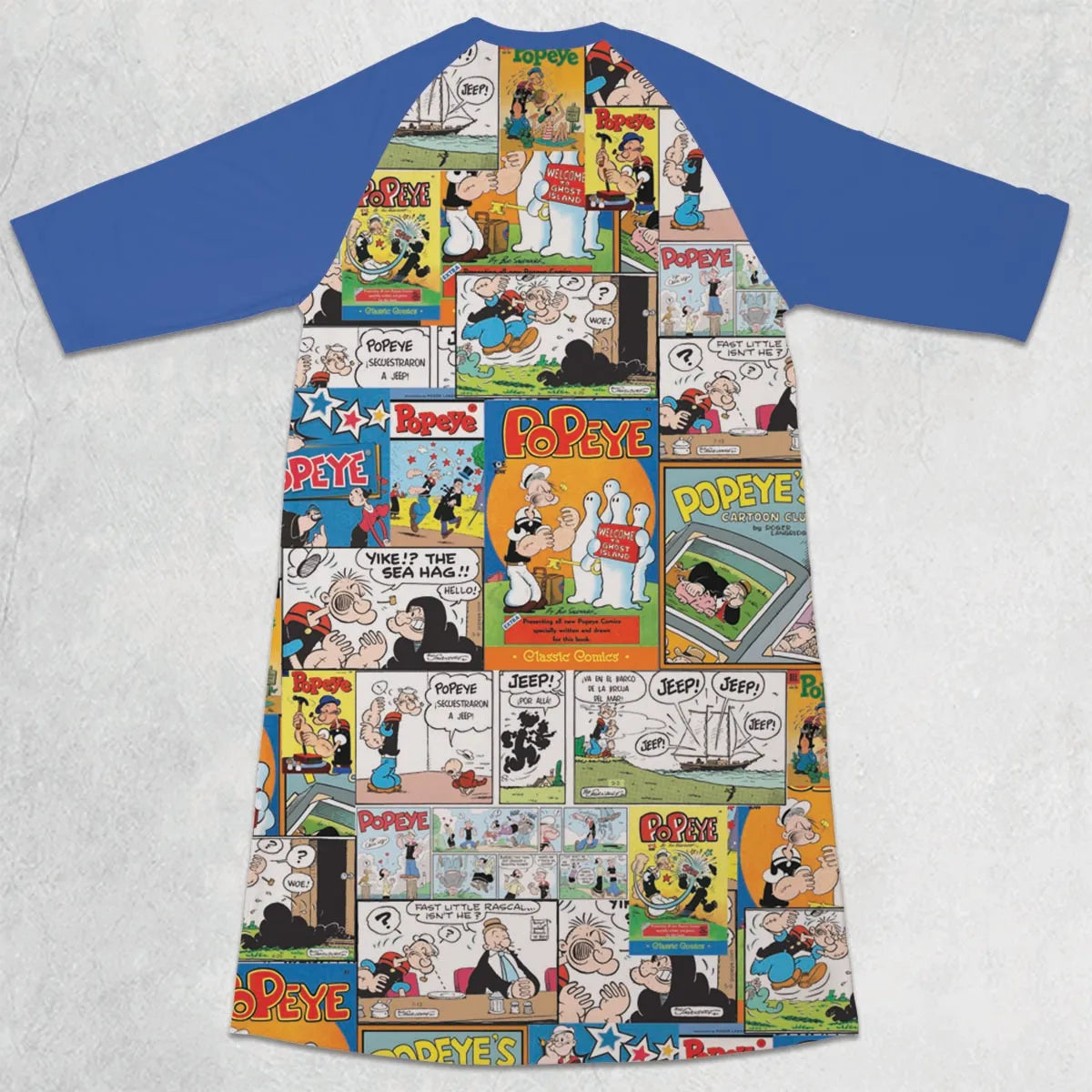 3/4 Sleeve Raglan Dress - UKBMENXW