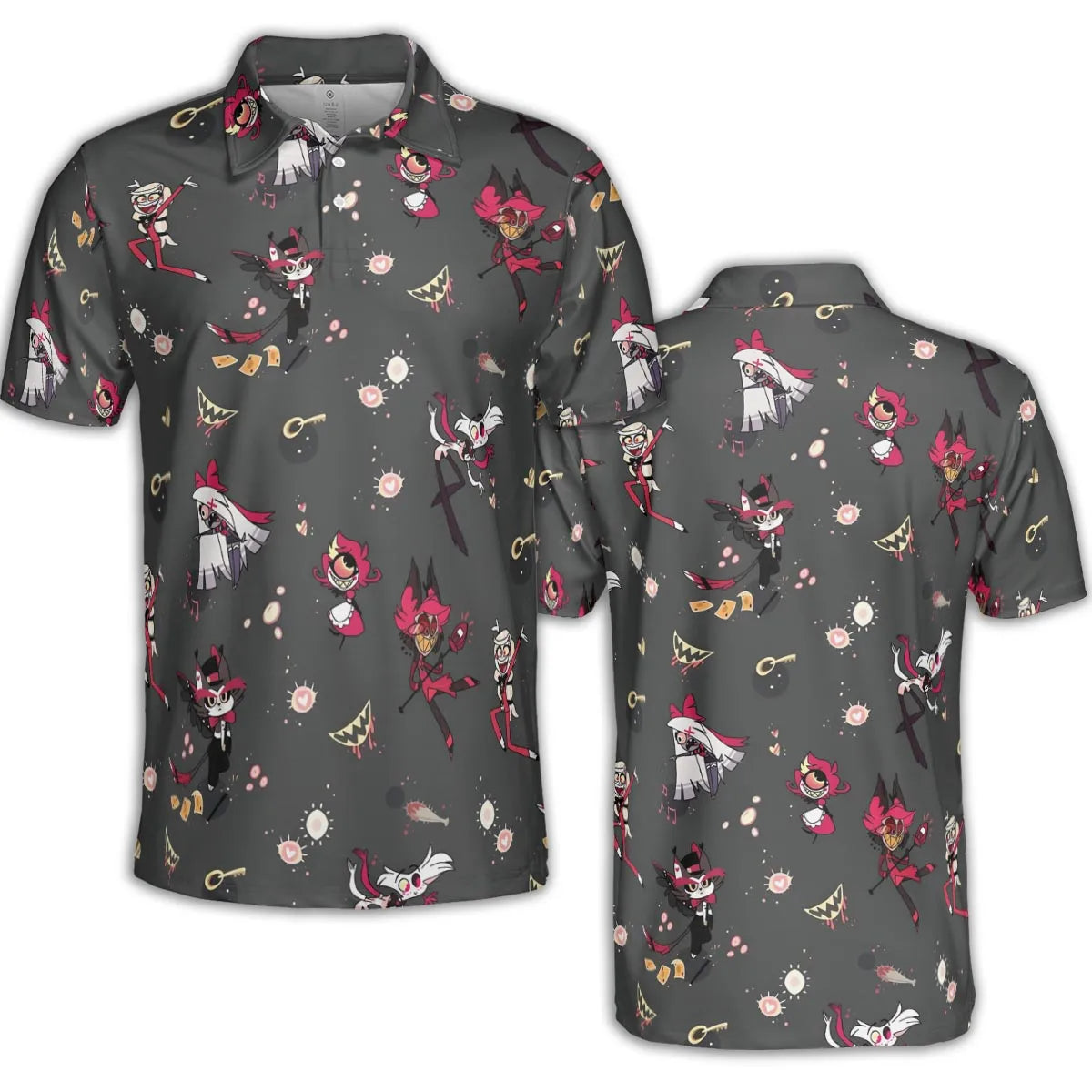 AOP Men/Women Polo Shirt - Q7Y8JR7L