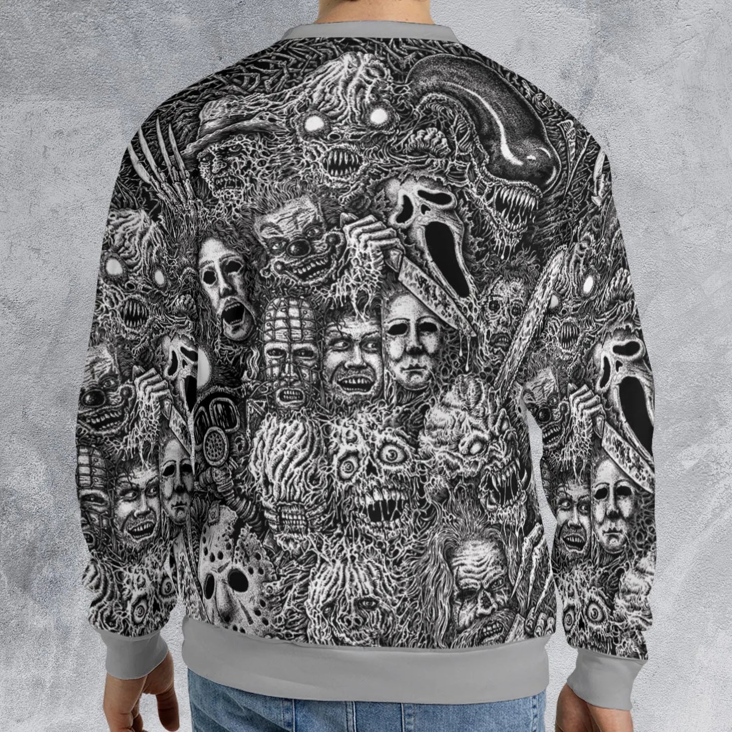 All-over Print Sweatshirt - 1BW3WL3B