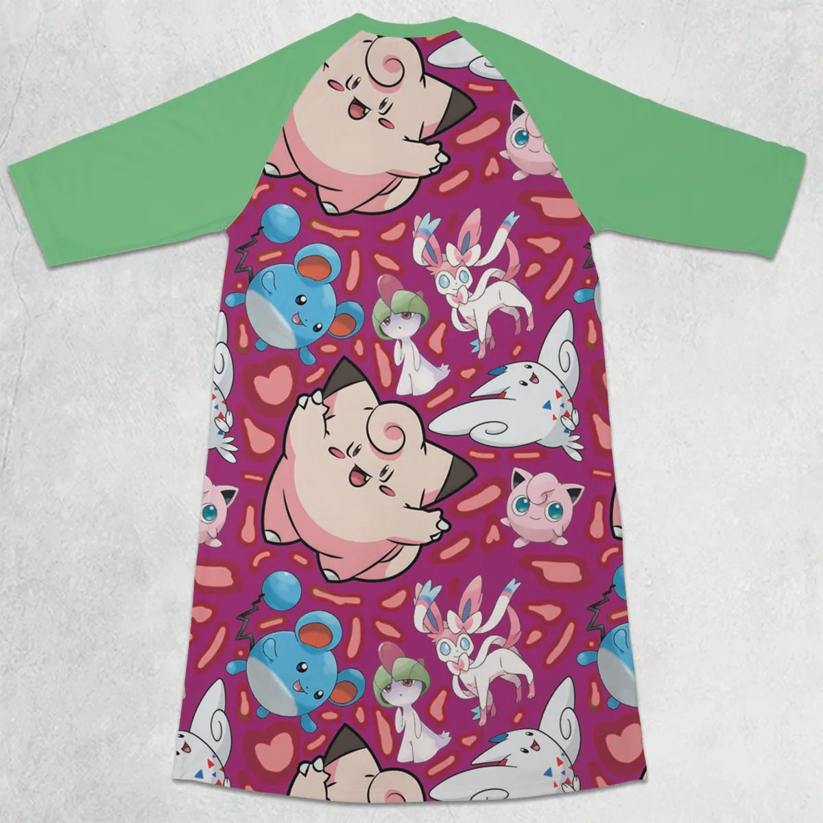 3/4 Sleeve Raglan Dress - C8LUGWD4