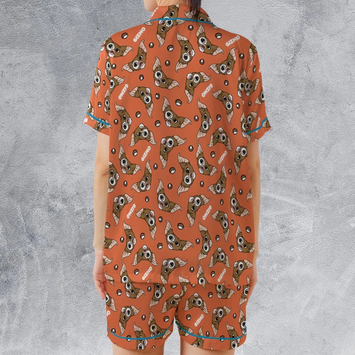Satin Short-Sleeve Pajamas Set - 3XSTF9EW