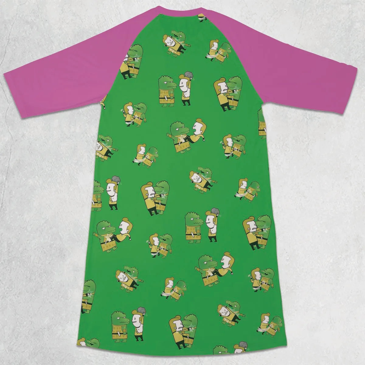 3/4 Sleeve Raglan Dress - 8G3FBZZX