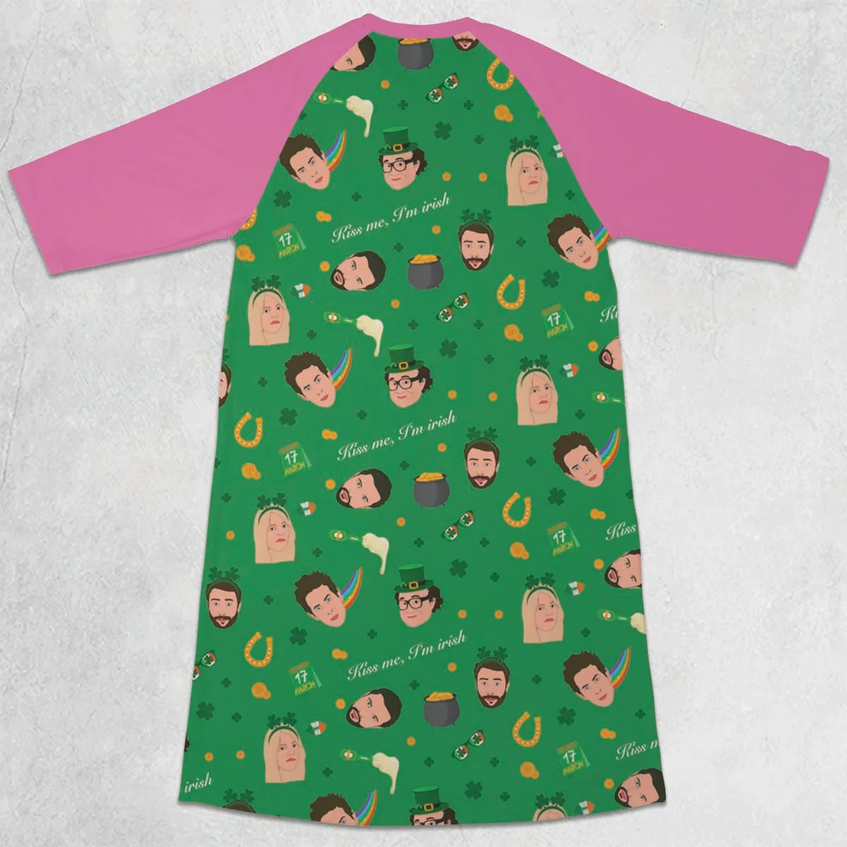 3/4 Sleeve Raglan Dress - U9MZ3C2T