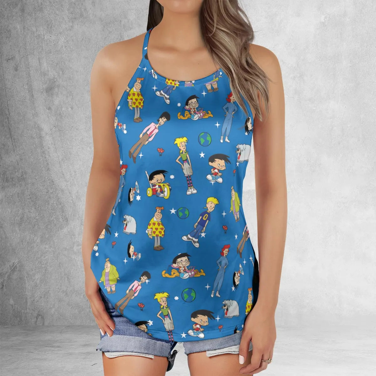 Criss Cross Tank Top - XQHFA9F4
