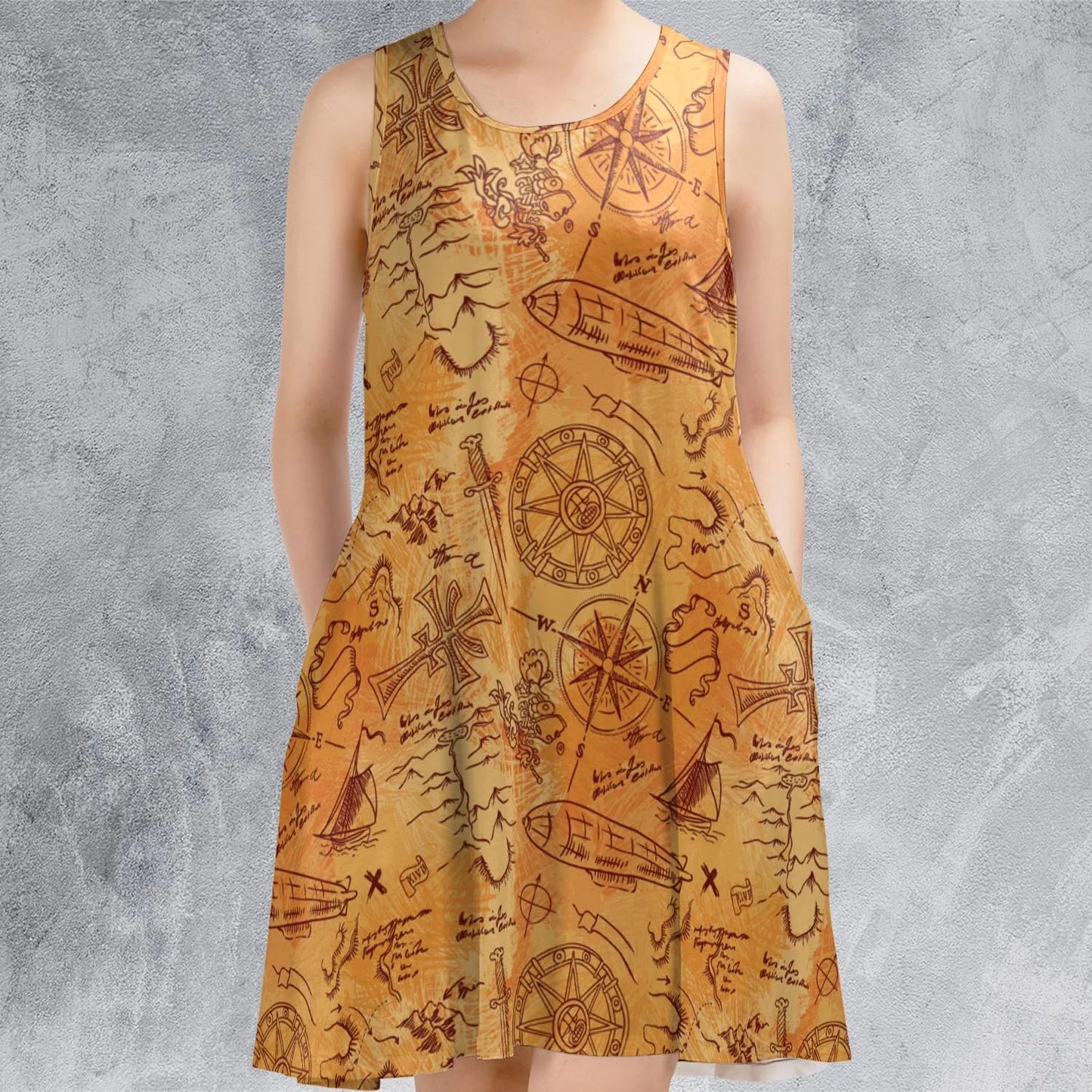 Sleeveless Dress - TRZTGCRB