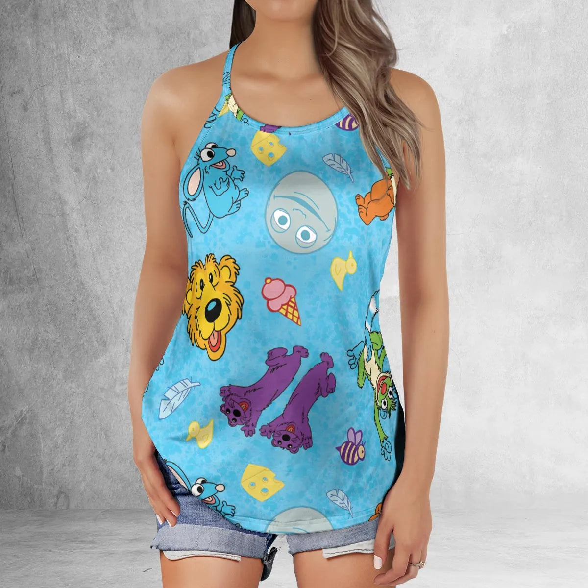 Criss Cross Tank Top - TPPV7SV3