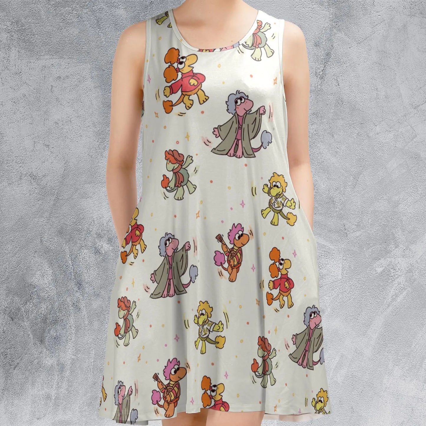 Sleeveless Dress - KZLS6415