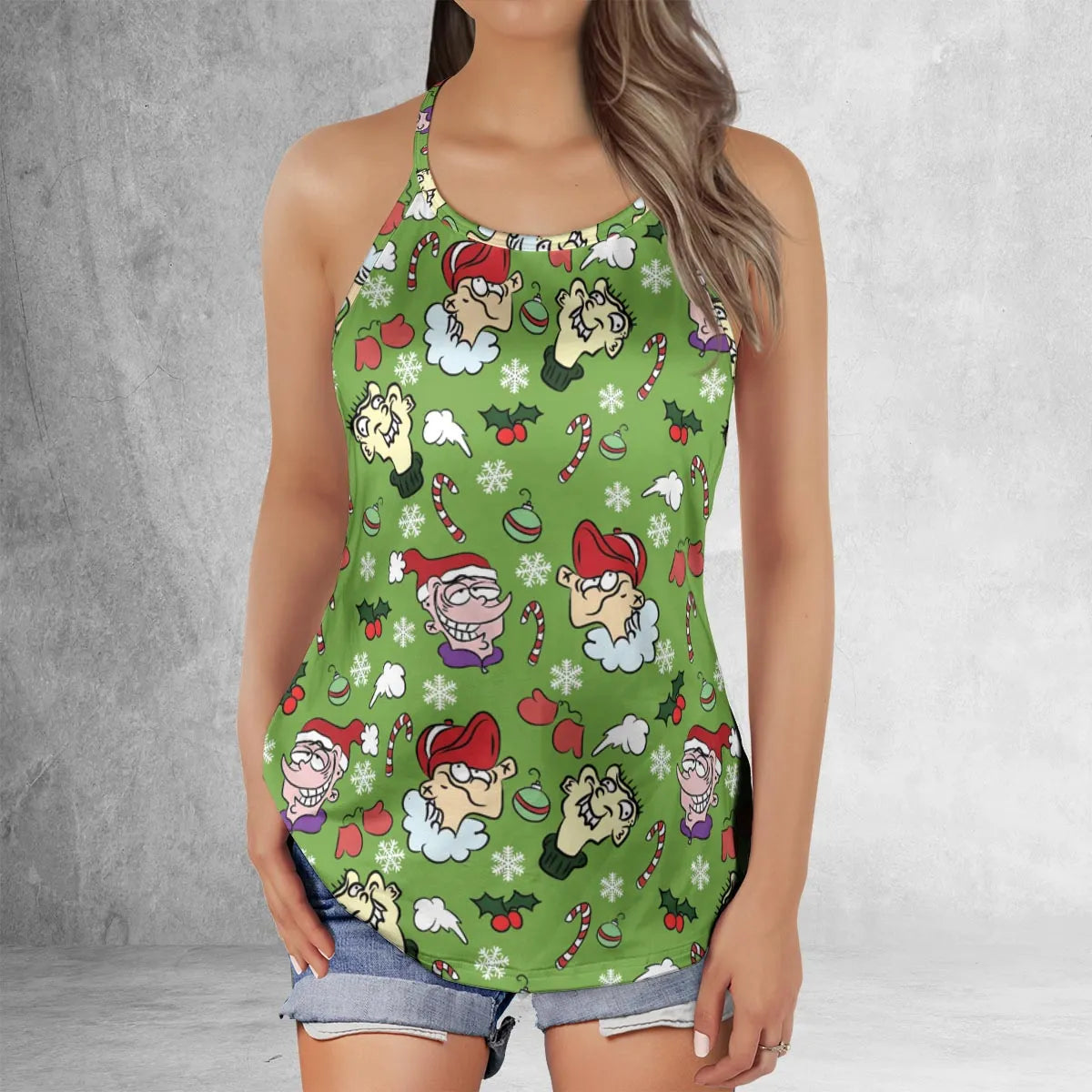 Criss Cross Tank Top - 3KZ7921V