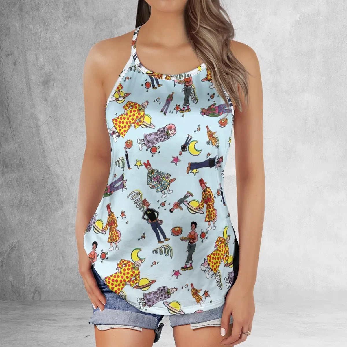 Criss Cross Tank Top - G4QCXREZ