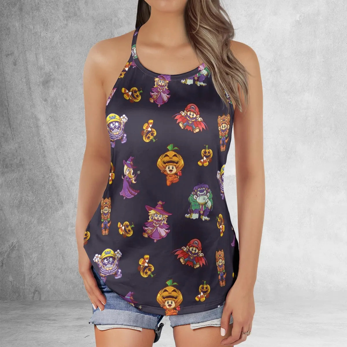 Criss Cross Tank Top - W4TXU459