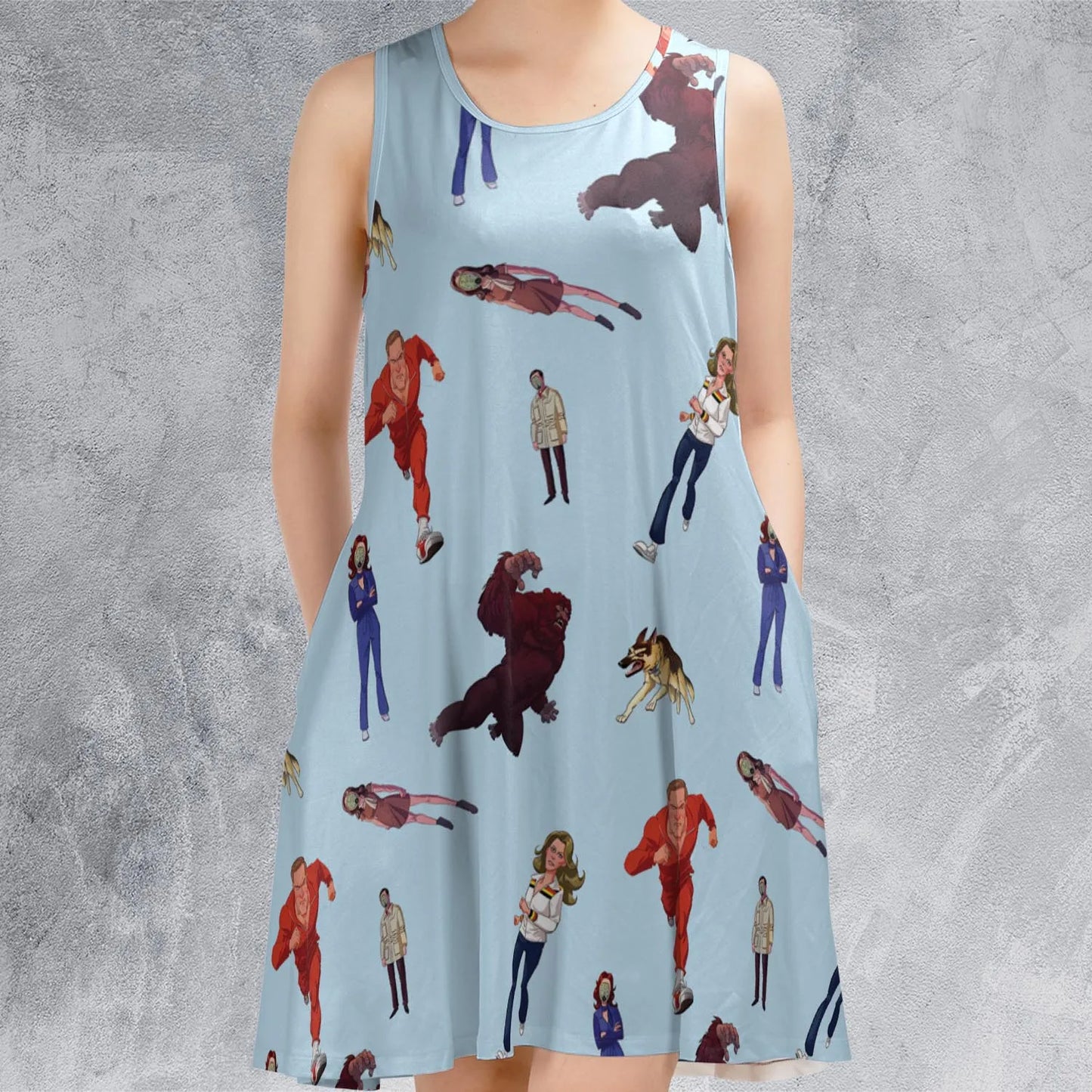 Sleeveless Dress - SJKX4FSH