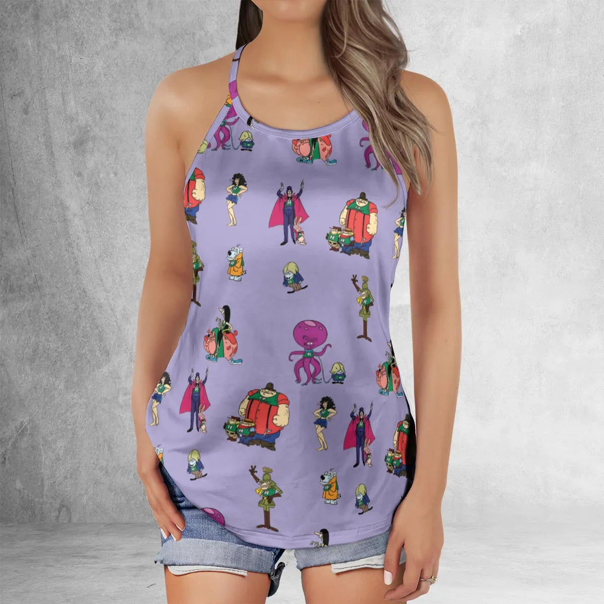 Criss Cross Tank Top - 4YGT1TFQ