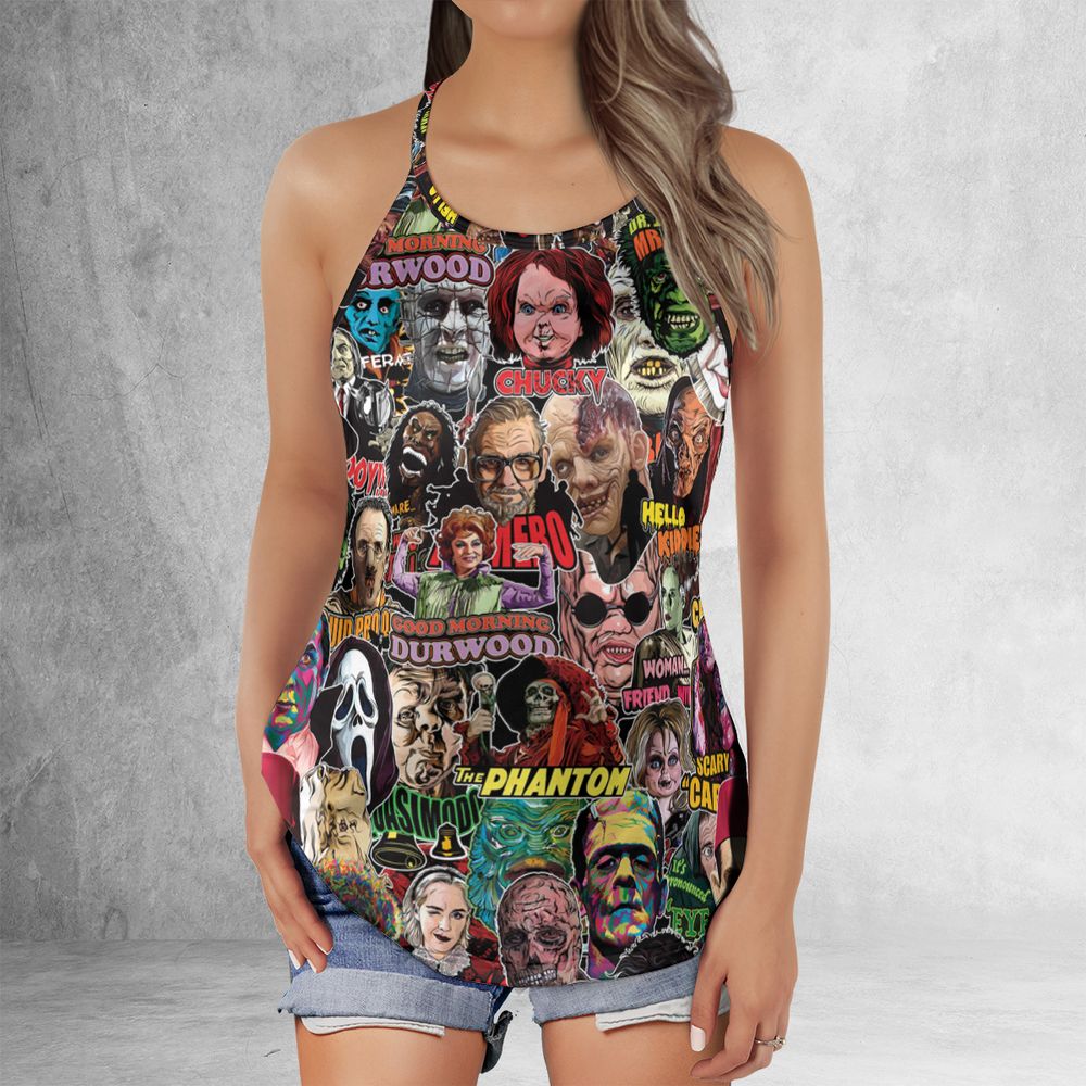 Criss Cross Tank Top - 24857PLB -  - 2
