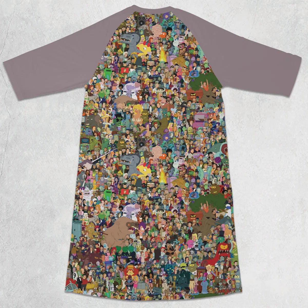 3/4 Sleeve Raglan Dress - E5MB3S7H