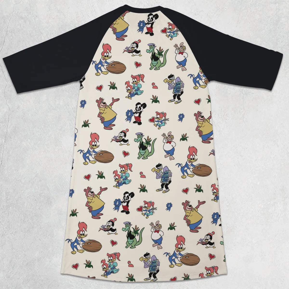 3/4 Sleeve Raglan Dress - DTQD9Z2Z
