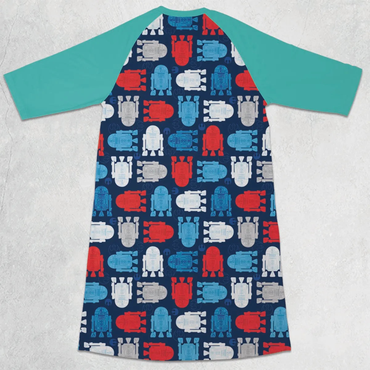 3/4 Sleeve Raglan Dress - BKZE699L