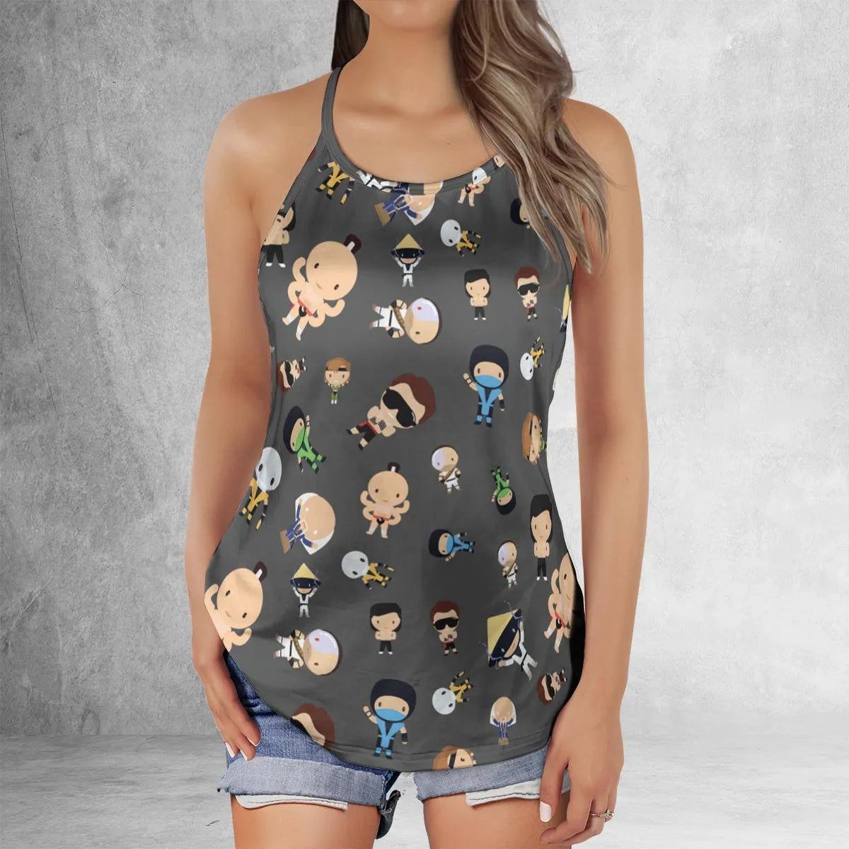 Criss Cross Tank Top - YETWHY8K