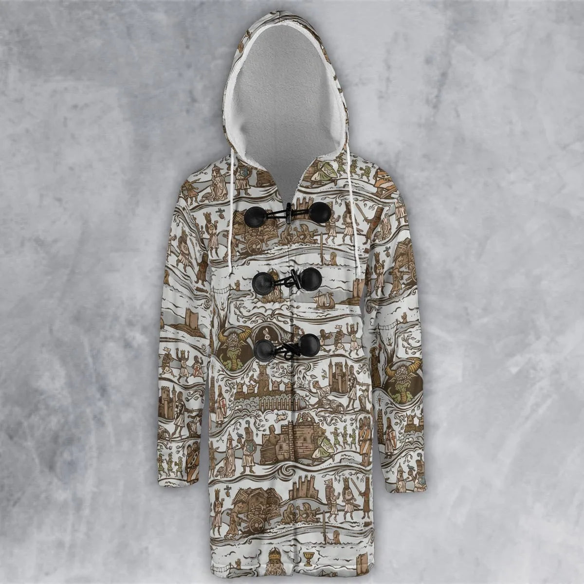 Hooded Cloak Coat - 6EMMD7DC
