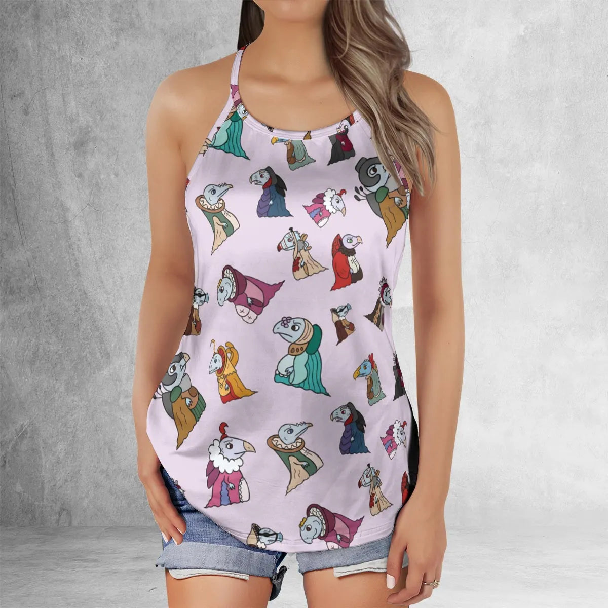 Criss Cross Tank Top - ECKUGE7B