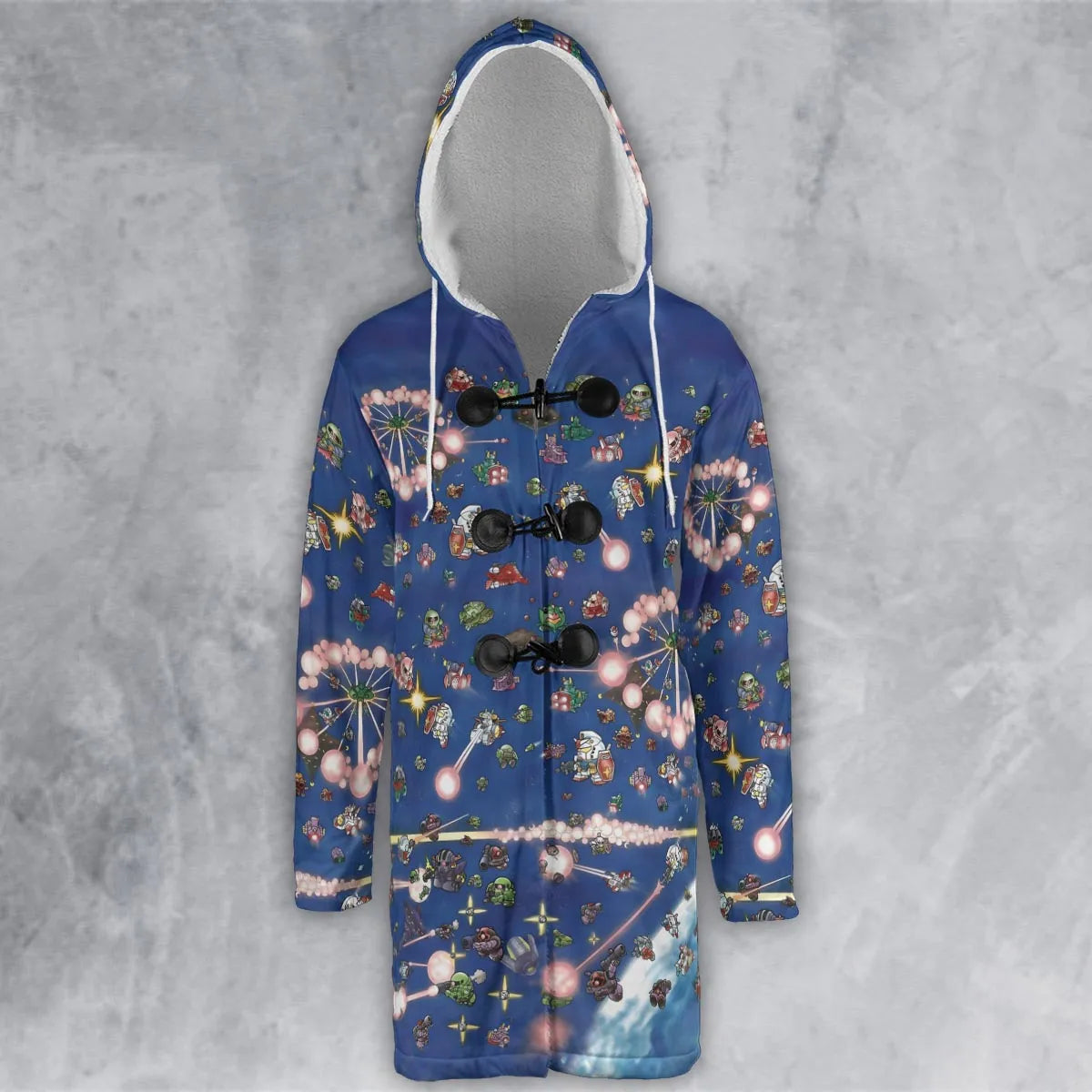 Hooded Cloak Coat - XWEB1GEY