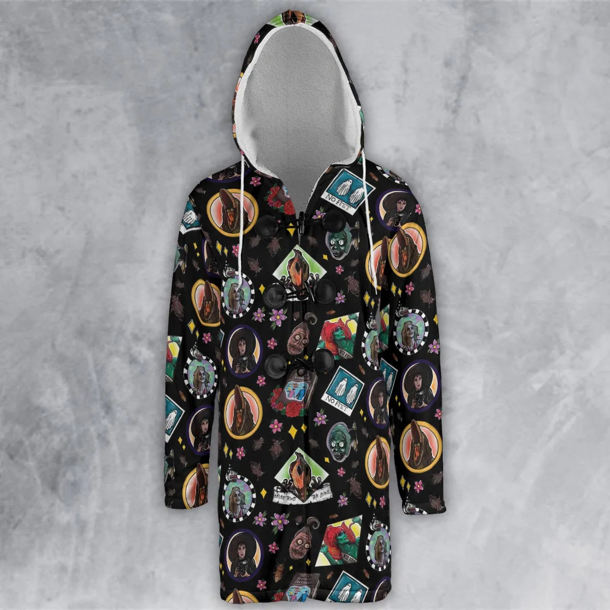 Hooded Cloak Coat - B9ZARCNN